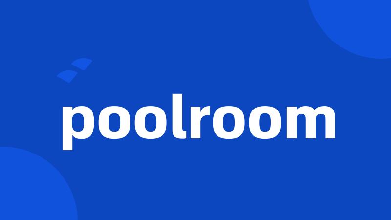 poolroom