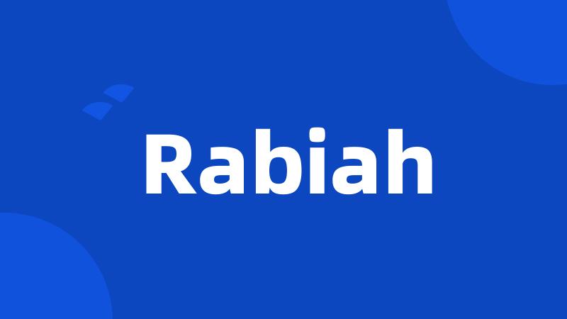 Rabiah