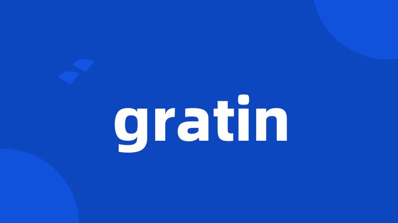 gratin