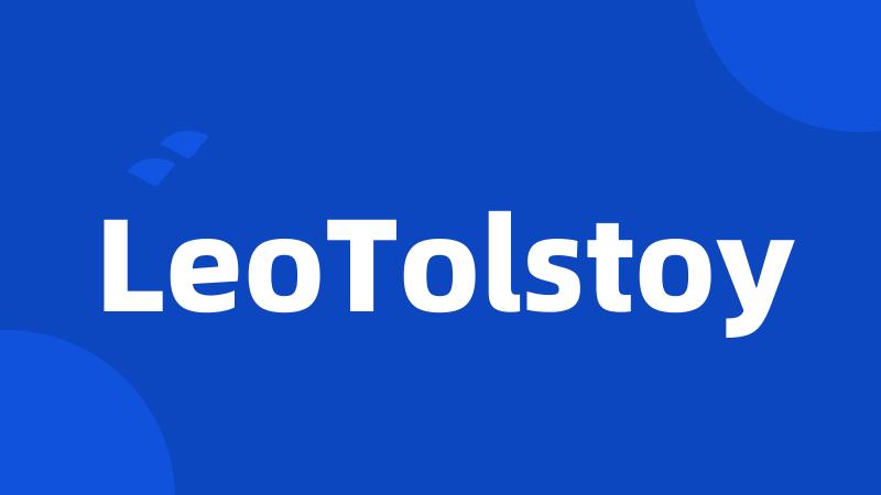 LeoTolstoy