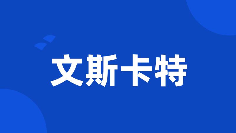 文斯卡特