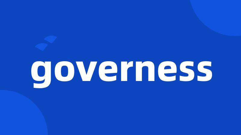 governess