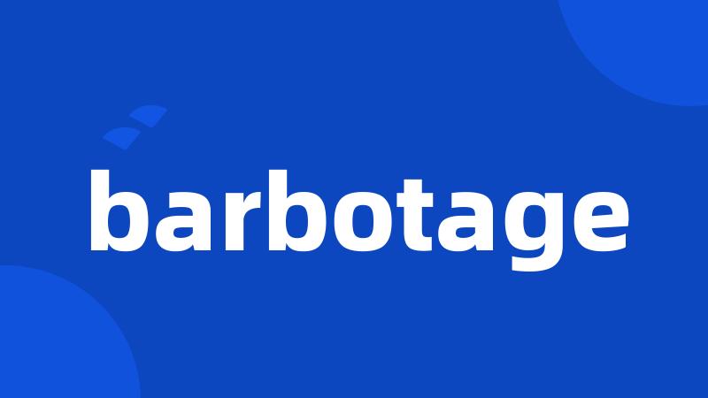 barbotage