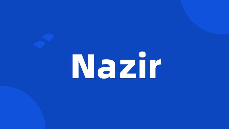 Nazir
