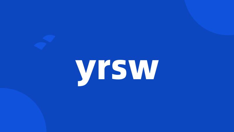 yrsw