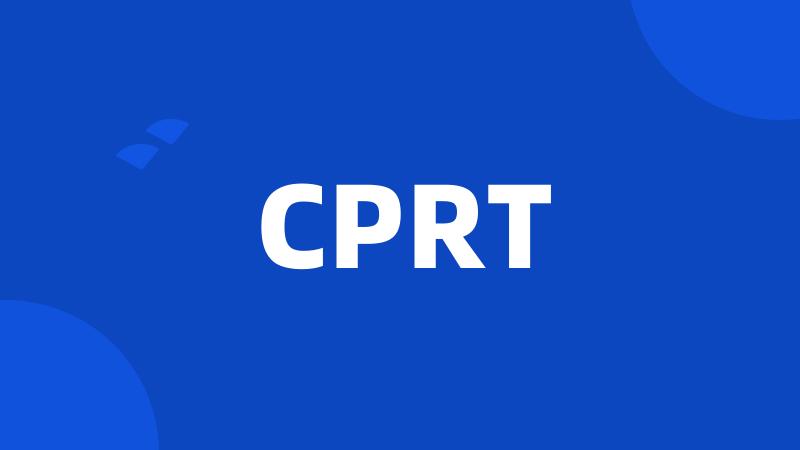 CPRT