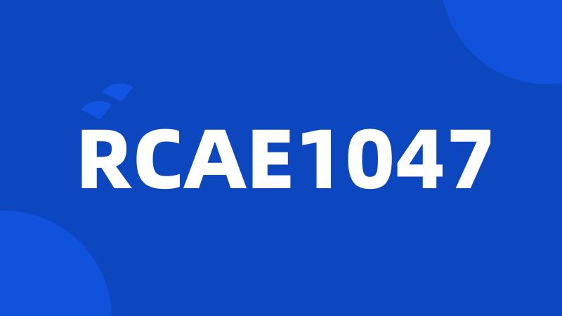 RCAE1047