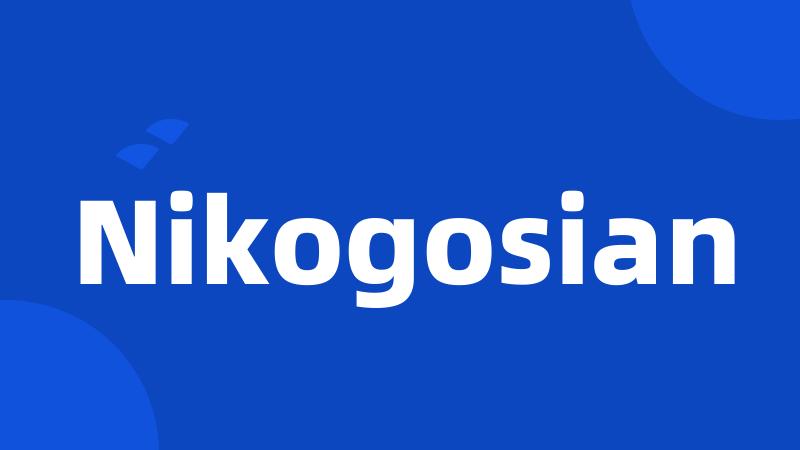 Nikogosian