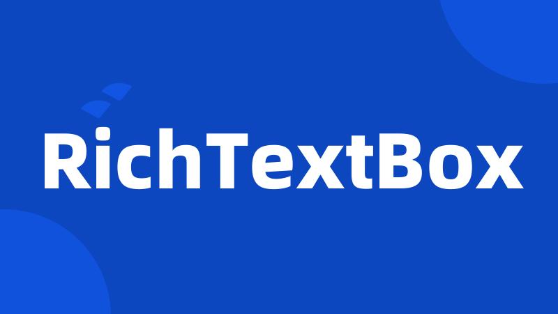 RichTextBox