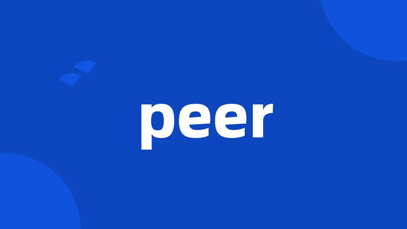 peer
