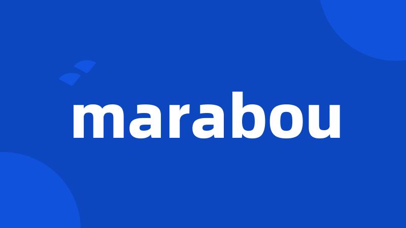 marabou