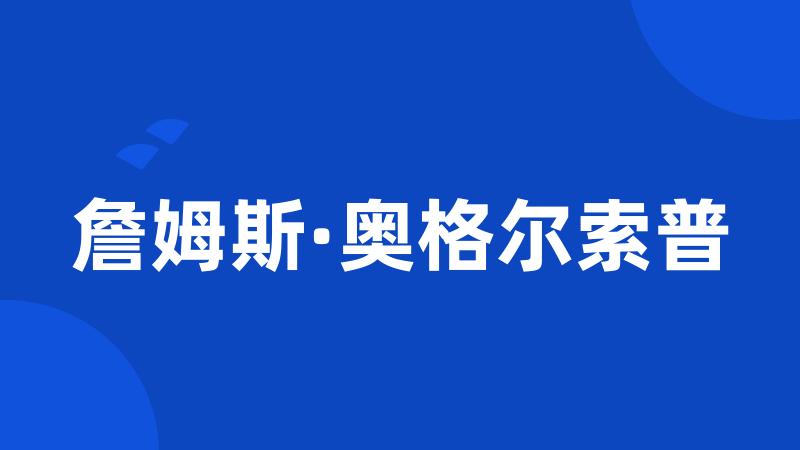 詹姆斯·奥格尔索普