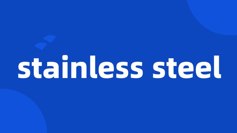 stainless steel