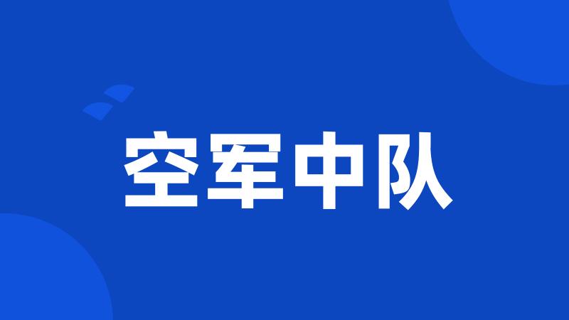 空军中队