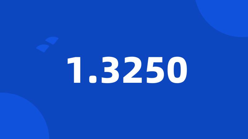 1.3250