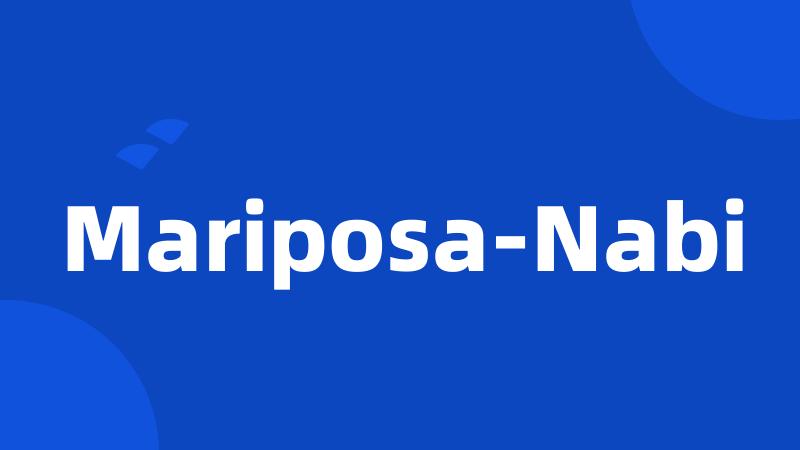 Mariposa-Nabi