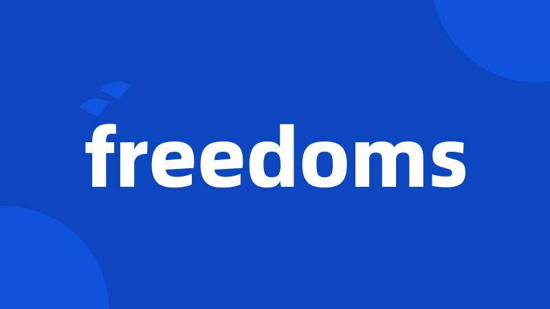 freedoms