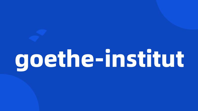goethe-institut