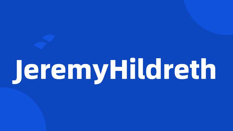 JeremyHildreth