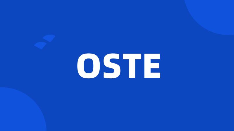 OSTE