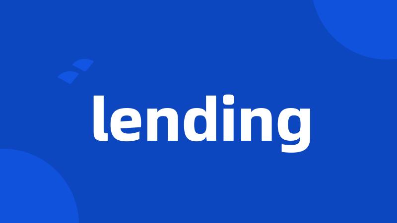 lending