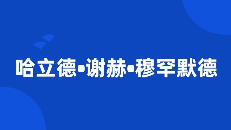 哈立德•谢赫•穆罕默德