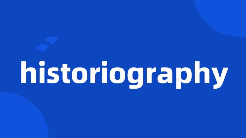 historiography