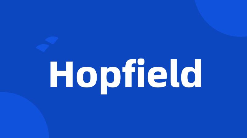Hopfield