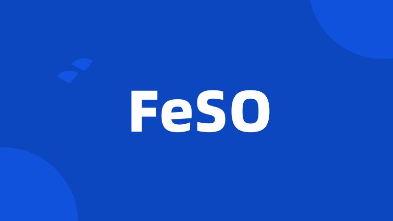 FeSO