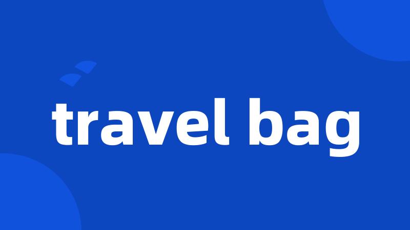 travel bag