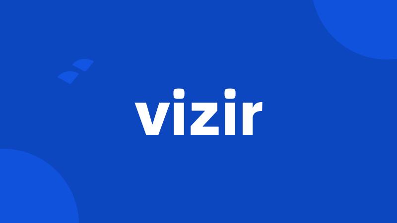 vizir