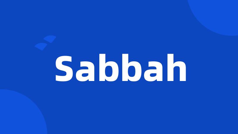Sabbah