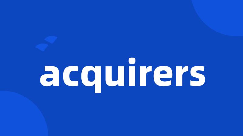 acquirers