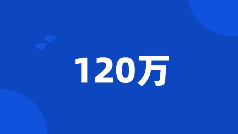 120万