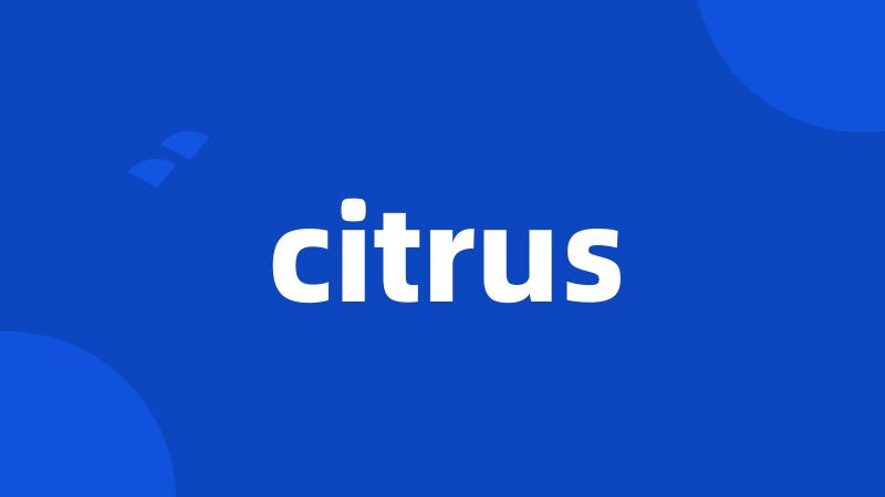 citrus