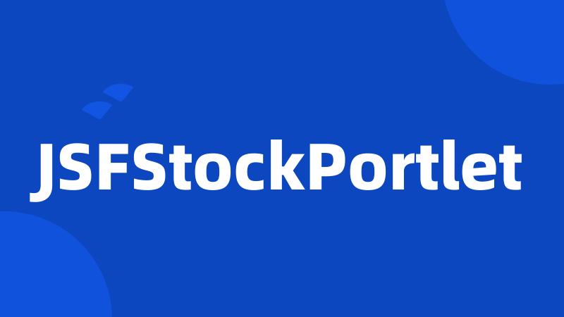 JSFStockPortlet