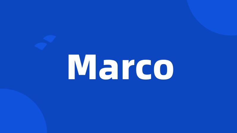 Marco