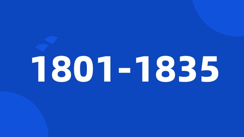 1801-1835