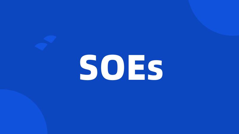 SOEs