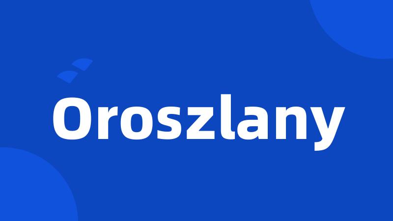 Oroszlany