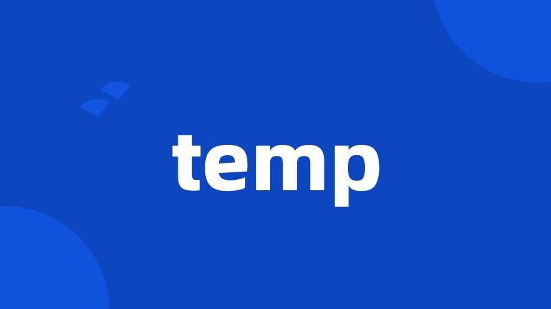 temp