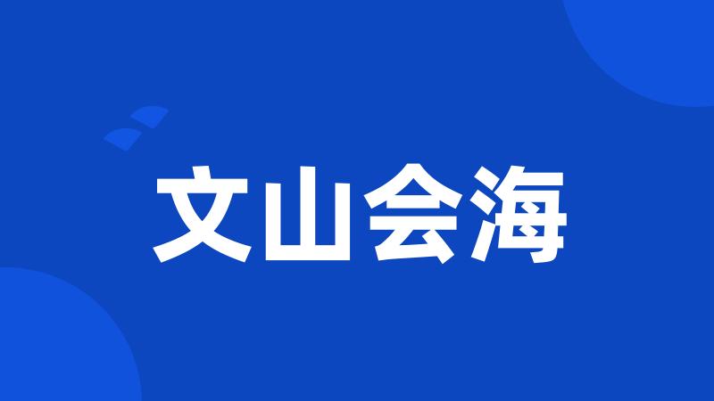 文山会海
