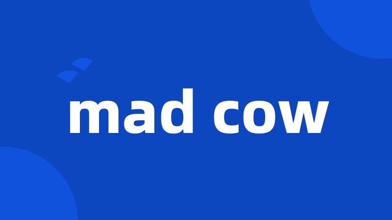 mad cow