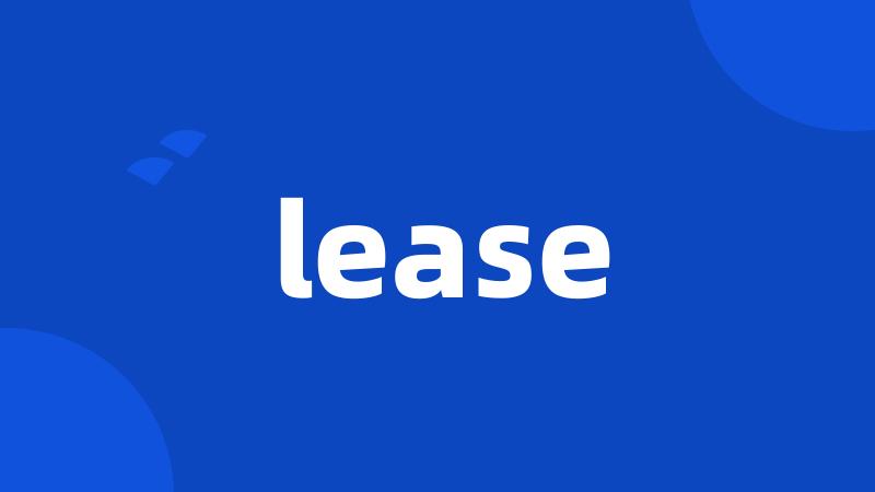 lease