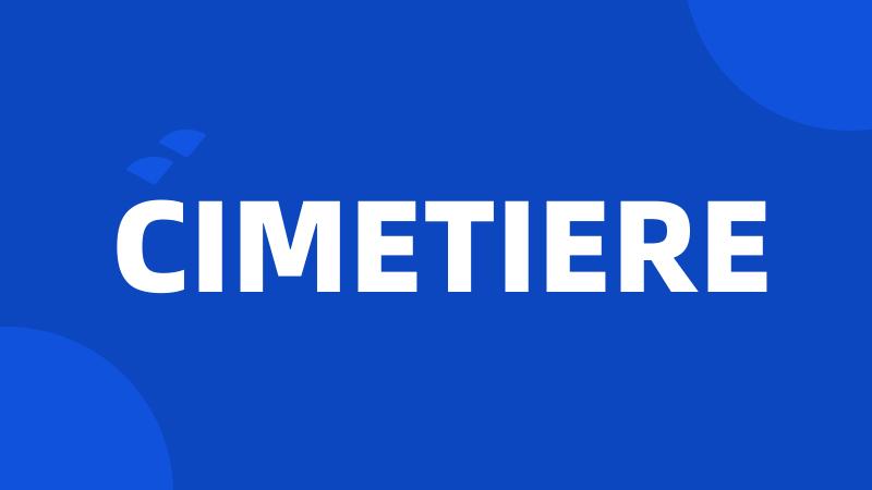 CIMETIERE