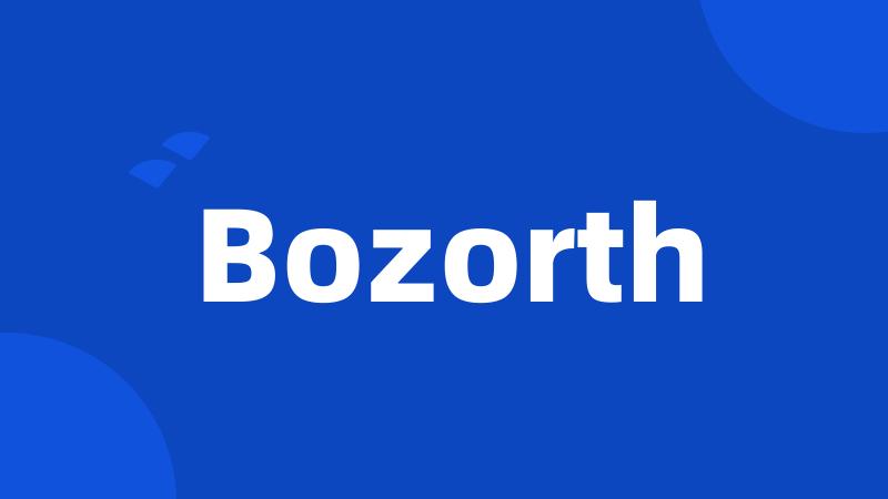 Bozorth