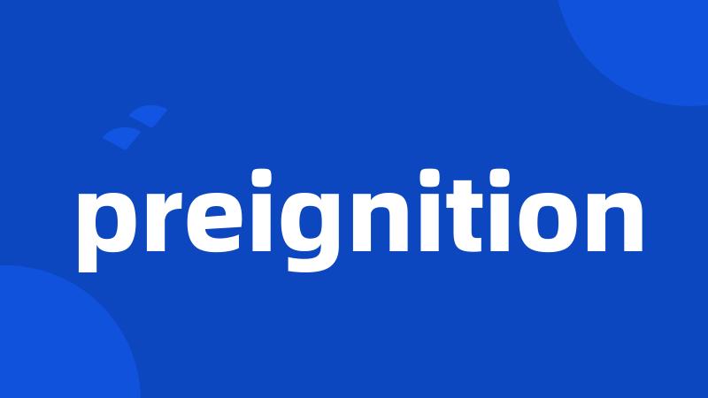 preignition