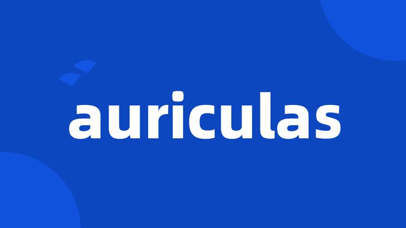 auriculas