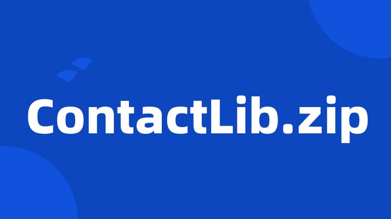 ContactLib.zip