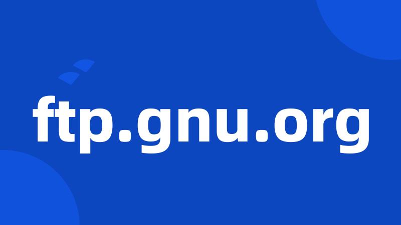 ftp.gnu.org